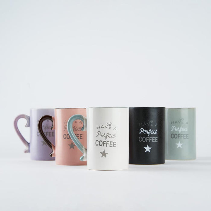 Kahve Temalı 220 ML Porselen Fincan