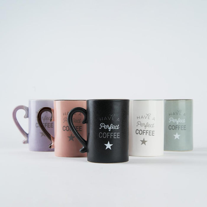 Kahve Temalı 220 ML Porselen Fincan